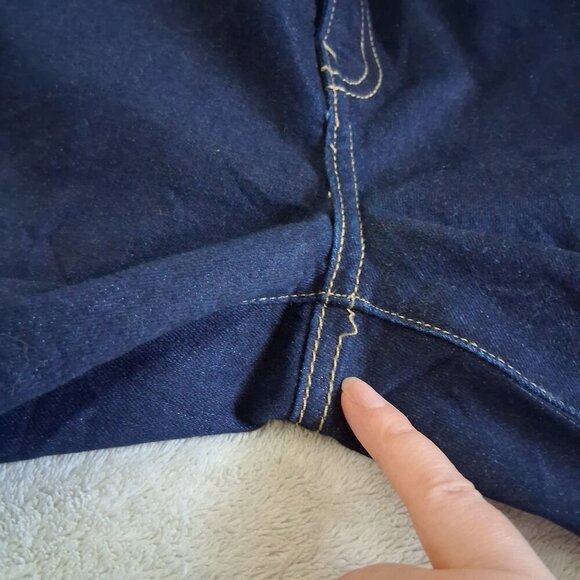 Current/Elliot x Hatch Size 27 The Maternity Stiletto Serenity Dark Wash Jeans - Picture 14 of 14